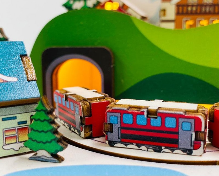 八音盒-雪山列車