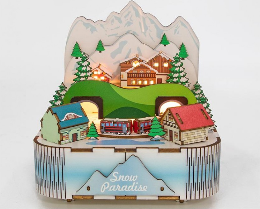 八音盒-雪山列車